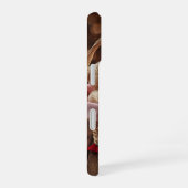 Coque iPhone 16 Teddy Rose Basket Romantic Valentine Aesthetic (Côté droit)