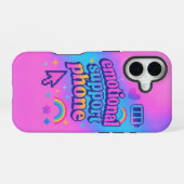 Coque iPhone 16 Téléphone de support émotionnel (Verso Horizontal)