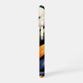 Coque iPhone 16 Tempête de Pétales Brûlées (Côté gauche)