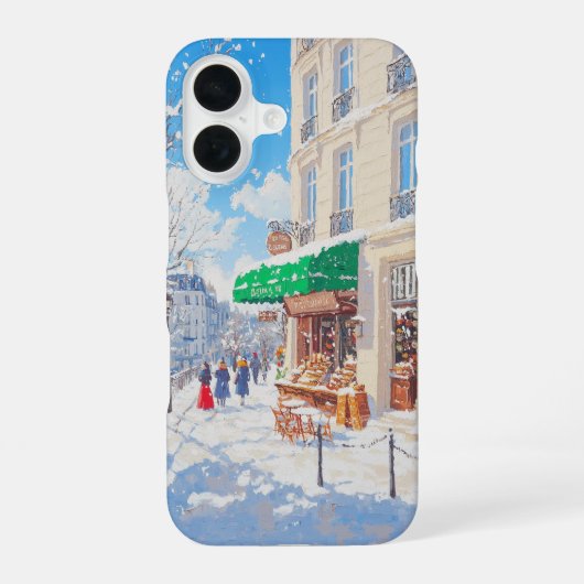 Coque iPhone 16 Temps hivernal (Verso)