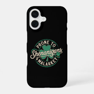 Coque iPhone 16 Tendance aux farces et au baratin de la Saint-Patr