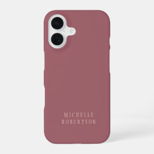 Coque iPhone 16 Tendance Rose Poussière Or Créatif Classique Uniqu