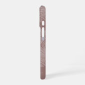 Coque iPhone 16 Terracotta Tropical Botanical Palm Feuille Motif (Côté gauche)