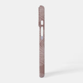 Coque iPhone 16 Terracotta Tropical Botanical Palm Feuille Motif (Côté gauche)