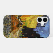 Coque iPhone 16 Terrasse du café la nuit Van Gogh (Verso Horizontal)
