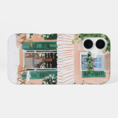 Coque iPhone 16 Terrasse paisible à Rome (Verso Horizontal)