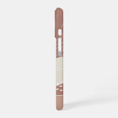 Coque iPhone 16 Terre cuite Argile Boho Tropical Monstera Feuille (Côté gauche)