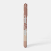 Coque iPhone 16 Terre cuite Argile Boho Tropical Monstera Feuille (Côté droit)