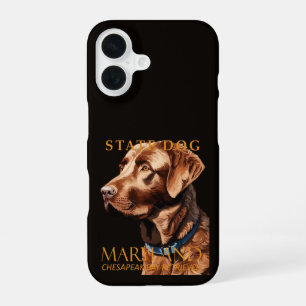 Coque iPhone 16 Territoire du Maryland Chien Le Retriever