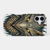 Coque iPhone 16 Tête de dragon (Verso Horizontal)