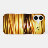 Coque iPhone 16 Texte Doré (Verso Horizontal)