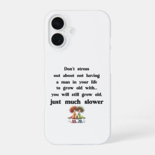 Coque iPhone 16 Texte drôle sur les femmes et les hommes