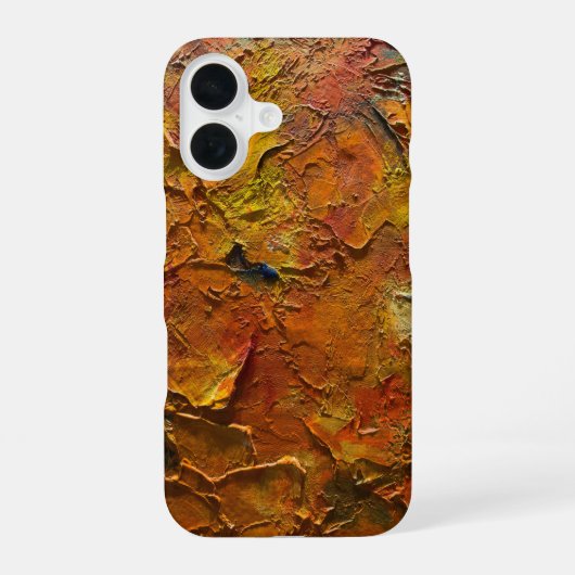 Coque iPhone 16 Texture Abstrait Incandescent (Verso)