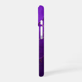 Coque iPhone 16 Texture criquée violette (Côté gauche)