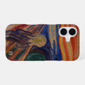 Coque iPhone 16 The Scream by Edvard Munch – Personalized Art (Verso Horizontal)