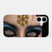 Coque iPhone 16 THEDA Yeux Verts Case-Mate (Verso Horizontal)