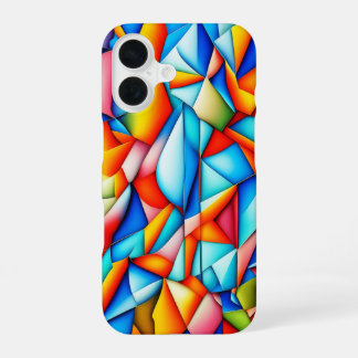 Coque iPhone 16 Thème abstrait avant-gardiste dans le style de Kan