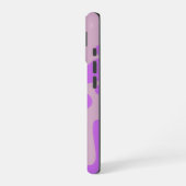 Coque iPhone 16 Thème Pink and Purple Splash (Côté gauche)