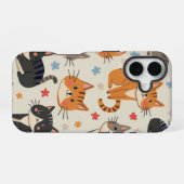 Coque iPhone 16 Three cute cat phone cases (Verso Horizontal)