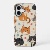 Coque iPhone 16 Three cute cat phone cases (Verso)