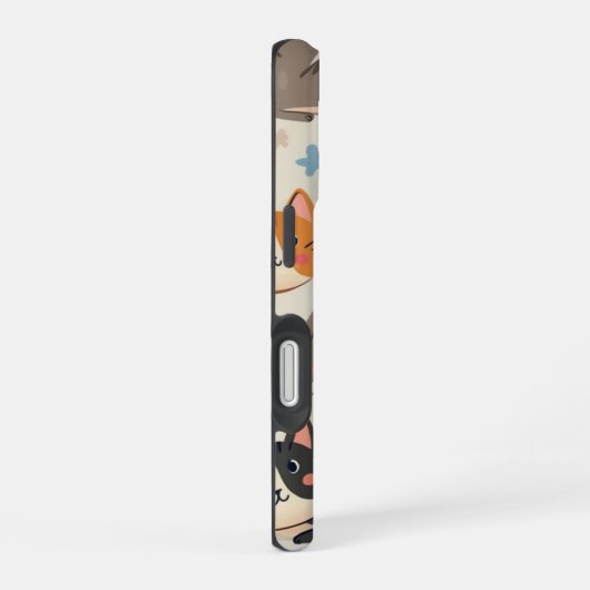 Coque iPhone 16 Three cute cat phone cases (Côté droit)