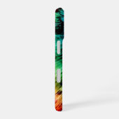 Coque iPhone 16 Tie-Dye Abstrait (Côté droit)