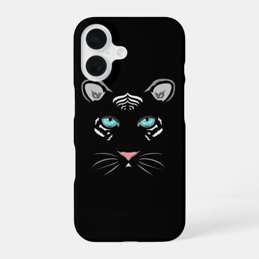 Coque iPhone 16 Tigre blanc (Verso)