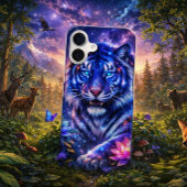 Coque iPhone 16 Tigre céleste du cosmos
