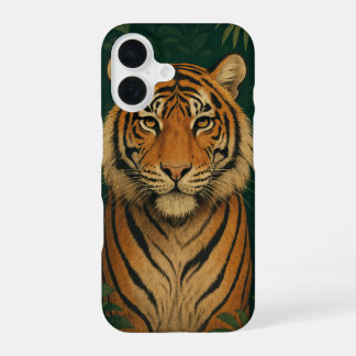 Coque iPhone 16 Tigre dans la jungle
