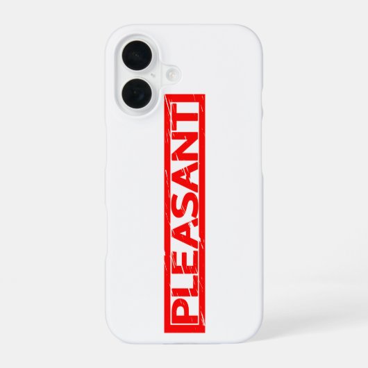 Coque iPhone 16 Timbre agréable (Verso)