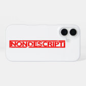 Coque iPhone 16 Timbre banal (Verso Horizontal)
