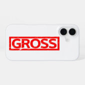 Coque iPhone 16 Timbre brut (Verso Horizontal)