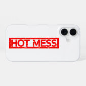 Coque iPhone 16 Timbre Chaos Total (Verso Horizontal)