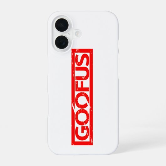 Coque iPhone 16 Timbre de Goofus (Verso)