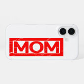 Coque iPhone 16 Timbre de maman (Verso Horizontal)