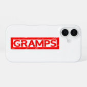 Coque iPhone 16 Timbre de Papi (Verso Horizontal)