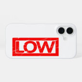 Coque iPhone 16 Timbre faible (Verso Horizontal)