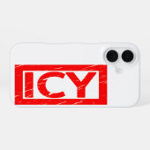 Coque iPhone 16 Timbre Glacé (Verso Horizontal)
