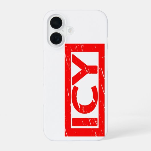 Coque iPhone 16 Timbre Glacé (Verso)