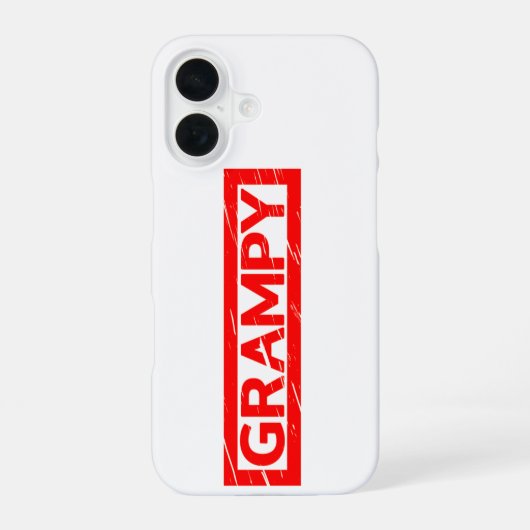 Coque iPhone 16 Timbre Grampy (Verso)