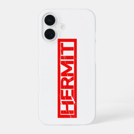 Coque iPhone 16 Timbre Hermit (Verso)