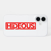 Coque iPhone 16 Timbre Hide (Verso Horizontal)