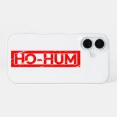 Coque iPhone 16 Timbre Ho-hum (Verso Horizontal)