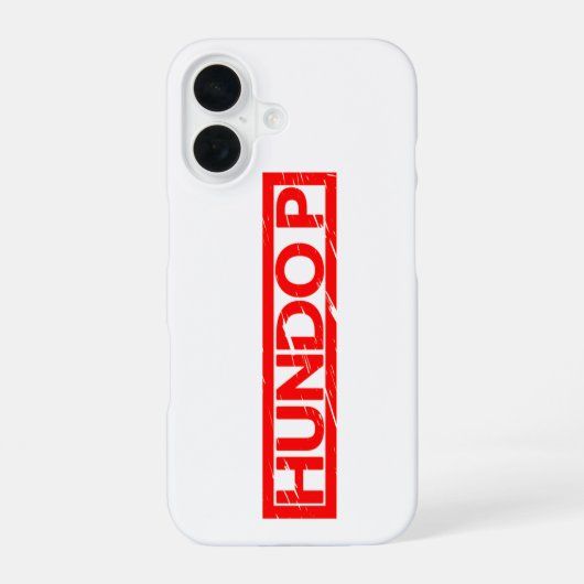 Coque iPhone 16 Timbre Hundo P (Verso)