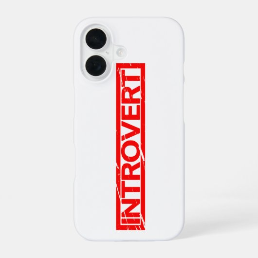 Coque iPhone 16 Timbre Introverti (Verso)