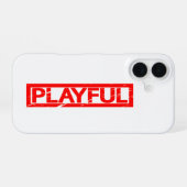 Coque iPhone 16 Timbre Joueur (Verso Horizontal)