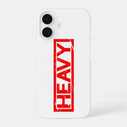 Coque iPhone 16 Timbre lourd (Verso)