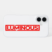Coque iPhone 16 Timbre lumineux (Verso Horizontal)