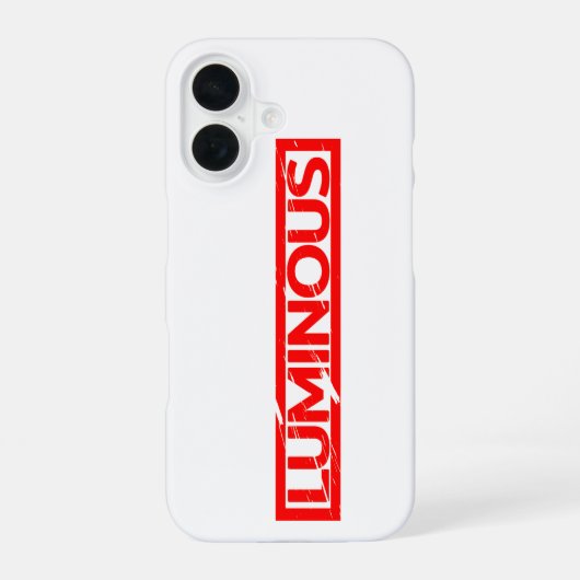 Coque iPhone 16 Timbre lumineux (Verso)