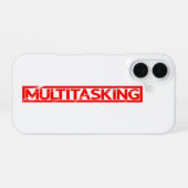 Coque iPhone 16 Timbre multitâche (Verso Horizontal)